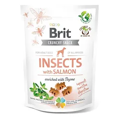 BRIT CARE Dog Crunchy Cracker Insects rich in Salmon 200g