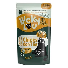 Lucky Lou Senior drėgnas maistas katėms, ekonominė pakuotė 48 x 125 g, 100 - 199 g — 2 nuotrauka
