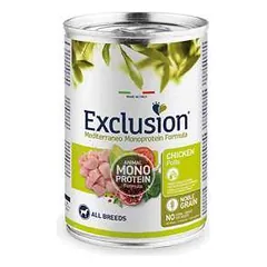 Exclusion Mono Protein Mediterraneo konservuotas maistas šunims su vištiena, 400 g