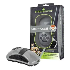 Furminator Curry Comb – Guminės Šukos Augintiniams