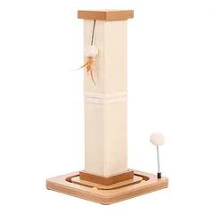 Canadian Cat Company Kratzstamm KARLO Kratzsäule mit Spielschiene