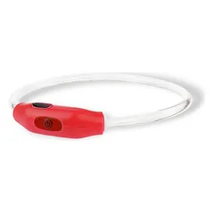 LED antkaklis raudonas M 55cm — 2 nuotrauka