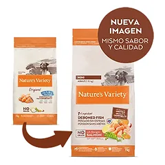 Nature’s Variety No Grain Mini Adult (lašiša) 7 kg — 3 nuotrauka