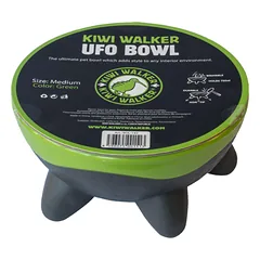 Kiwi Walker Ufo Bowl - plastikinis šuns dubuo su kojelėmis, Pomarańczowy / 750ml — 2 nuotrauka
