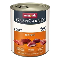 GranCarno Mit Ente – konservai šunims su antiena, 800g — 2 nuotrauka