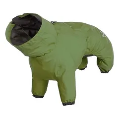 Hurtta Bare lietaus kombinezonas Pine, Vidutiniams 11–25 kg — 3 nuotrauka
