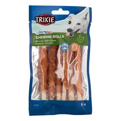 Trixie Denta Fun skanėstai šunims, kramtomi vištienos suktinukai 250 g