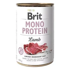 Brit Care konservai šunims Mono Protein Lamb 400g. parduotuvėje e-zoo.lt