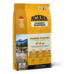 Acana Dog Prairie Poultry sausas maistas šunims 9,7 kg parduotuvėje zooprekes24.lt