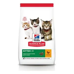 Hills Science Plan Kitten Chicken sausas maistas kačiukams, 0,3 kg