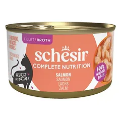 Schesir konservuotas maistas katėms su lašiša, 85g