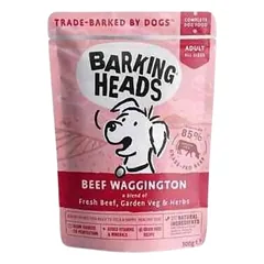 Barking Heads Beef Waggington konservai su jautiena šunims 300g x 10vnt. — 1 nuotrauka