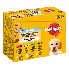 Pedigree Junior šviežumo maišeliai, drėgnas maistas šunims, daugiapakuotė — 4 nuotrauka