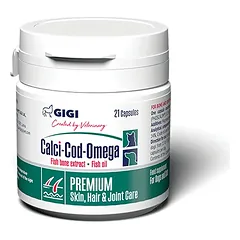 GIGI Calci-Cod-Omega papildai šunims ir katėms, 21 tab. photo