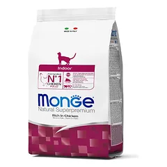 Monge Natural Superpremium Indoor Chicken sausas maistas katėms