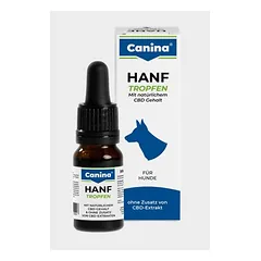 Canina CBD kanapių lašai šunims 10 ml parduotuvėje zooplus.de