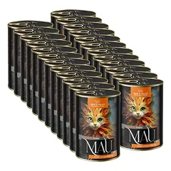 Mau paštetas ir filė – antis su mangu ir laukine rože – vaikams, 24x400 g
