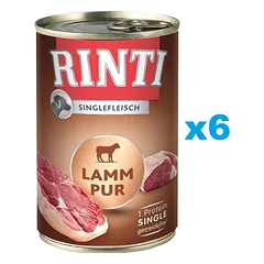 RINTI Singlefleisch Lamb Pure 6x400 g monoproteinų ėrienos