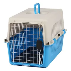 Kaning Gyvūnų augintinių transportavimo boksas, 67x51x47 cm, oranžinės — 5 nuotrauka