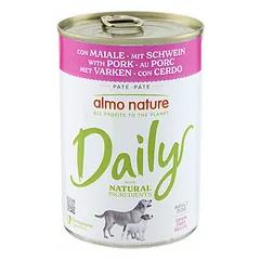 Almo Nature Daily cūkgaļa 400 g - konservi suņiem — 1 nuotrauka
