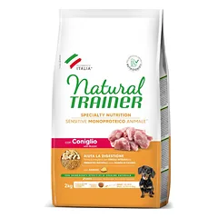 NT ADULT DOG SENSITIVE NO GLUTEN MINI RABBIT (triušiena) 2kg (6)