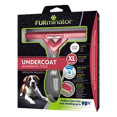 FURminator deShedding šukos trumpaplakiams šunims XL