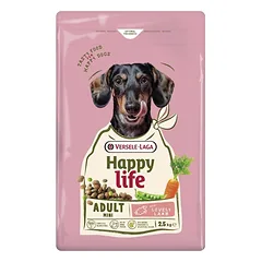 VERSELE-LAGA Happy Life Adult Mini Lamb 2,5kg - ėdalas suaugusiems mažiems šunims su ėriena