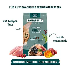 Sanabelle Outdoor su antiena, sausas maistas katėms