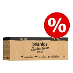 Briantos Chunks in Gravy Sparpaket 44 x 100 g