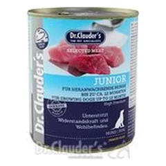 Dr. Clauder's Selected Meat Junior konservai drėgnas maistas šunims 6 x 800 g