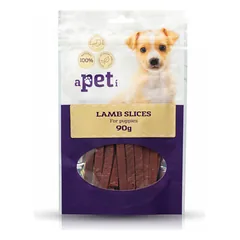 Apeti Dog Puppy Lamb Slices 90 g