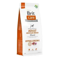 BRIT CARE Adult HP Medium Breed Lamb & Rice sausas pašaras šunims 3 kg