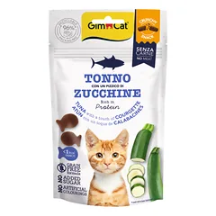 Gimcat Crunchy Snacks Tuna & Courgette traškūs skanėstai tunas/cukinija 50g