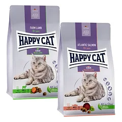 Mixpaket Happy Cat Senior 2 x 4 kg