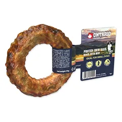 Ontario Protein Chew Snack Bagel With Beef baltyminis kramtomasis skanėstas šunims, 8,9 cm, 1 vnt. — 2 nuotrauka