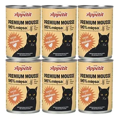 COMFY APPETIT PREMIUM putėsiai su kalakutiena katėms 6x400g