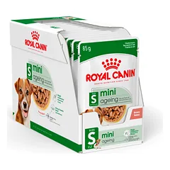 Konservai Mini Ageing mažų veislių vyresnio amžiaus šunims Royal Canin, 12 x 85 g — 2 nuotrauka