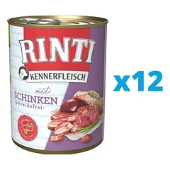 RINTI Kennerfleisch Ham su kumpiu 12 x 400 g