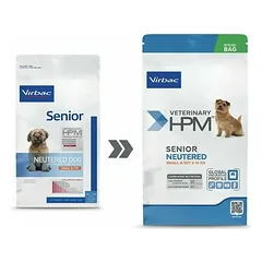 Virbac HPM Dog Senior Neutered Small & Toy veterinarinis maistas šunims 1,5 kg — 2 nuotrauka