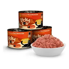 Lucky Lou Adult drėgnas maistas katėms 6 x 200 g — 2 nuotrauka