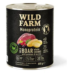 WILD FARM Monoprotein Wild Boar 800g hipoalerginis šunų ėdalas