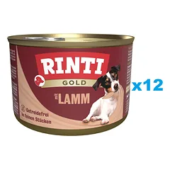 RINTI Gold Lamb Mini mažoms veislėms 12x185 g
