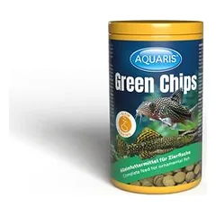 AQUARIS Green Chips - Aquarium Fischfutter für Welse