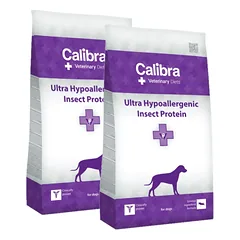 Calibra Veterinary Diets Dog Ultra Hypoallergenic Insect Protein 2x12kg