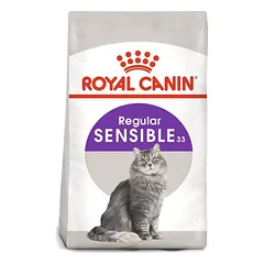 ROYAL CANIN Sensible 4kg 33 sausas ėdalas suaugusioms katėms, turinčioms jautrų virškinimo traktą