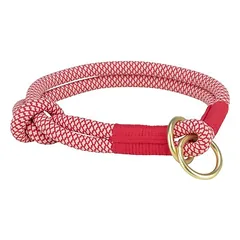 Trixie Soft Rope antkaklis su įtempimo ribotuvu, juoda/pilka, S–M, 40 cm/ø 10 mm — 3 nuotrauka