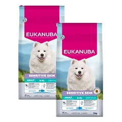 EUKANUBA Special Care Adult Sensitive Skin 2x12 kg sausa maistas suaugusiems šunims su jautria oda