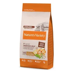 Nature's Variety No Grain Sterilized Adult su laisvai auginama višta, sausas maistas katėms, 7 kg — 3 nuotrauka