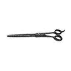 RECORD PROFESSIONAL BLACK SHARK-TEETH SCISSORS (20 TEETH) 19 CM — 3 nuotrauka