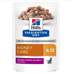 HILL'S PD Prescription Diet Feline k/d Kidney Care With Beef su jautiena  85g